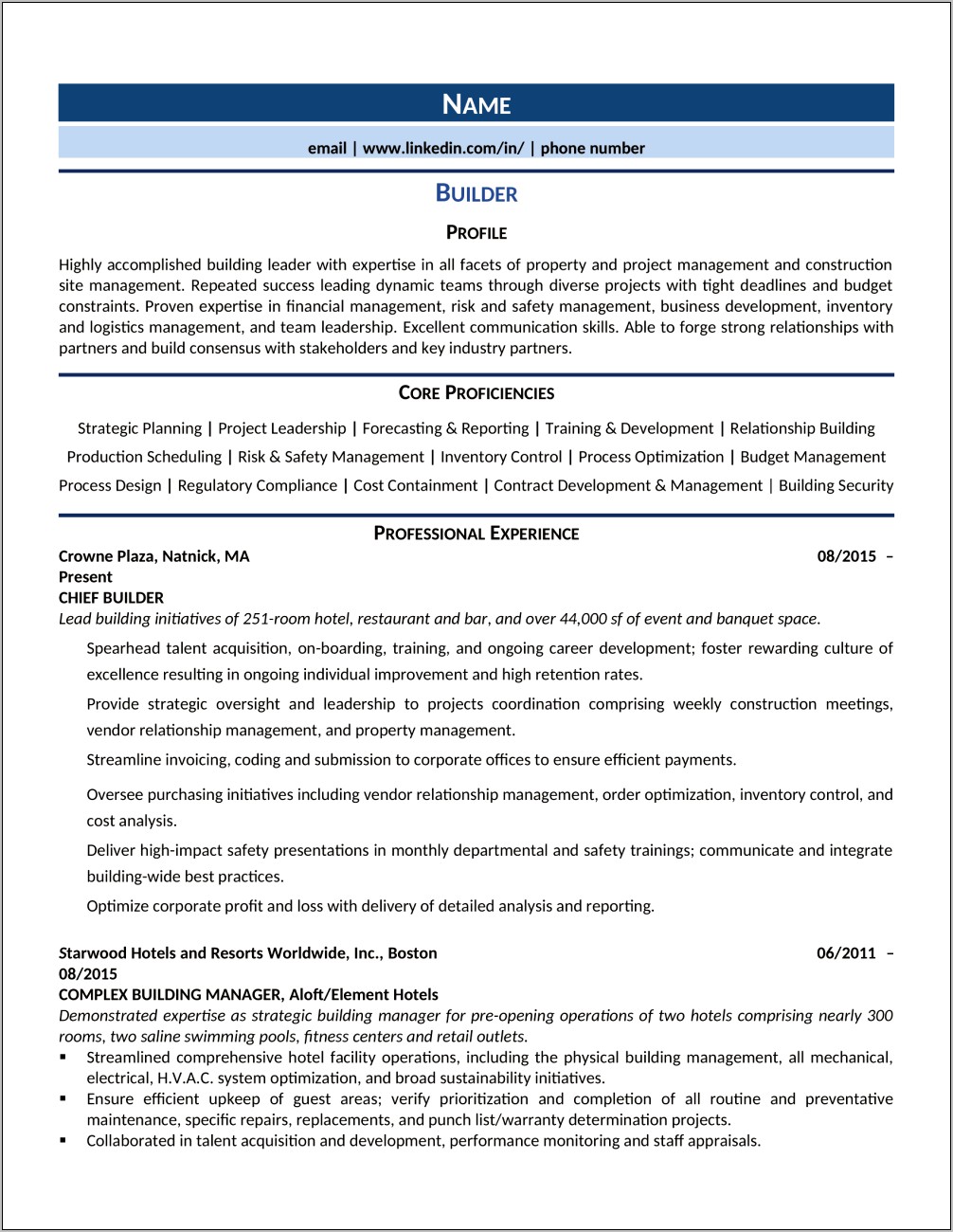 Safety Training Examples For Construction Resume - Resume Example Gallery