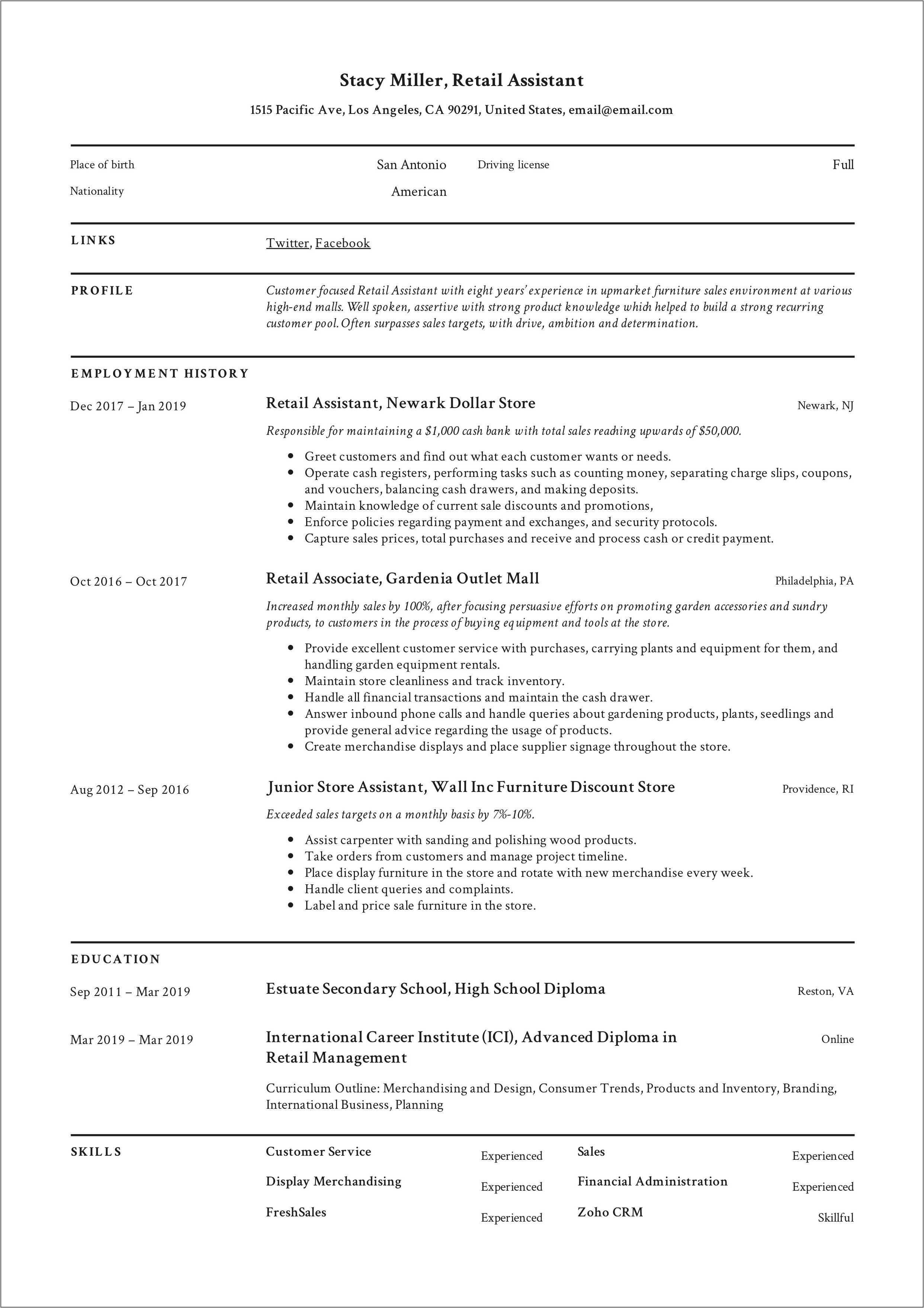 sales-resume-summary-of-qualifications-examples-resume-example-gallery