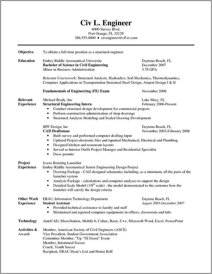 Sample Resume For Academic For Mechanical Engineering Chair - Resume ...