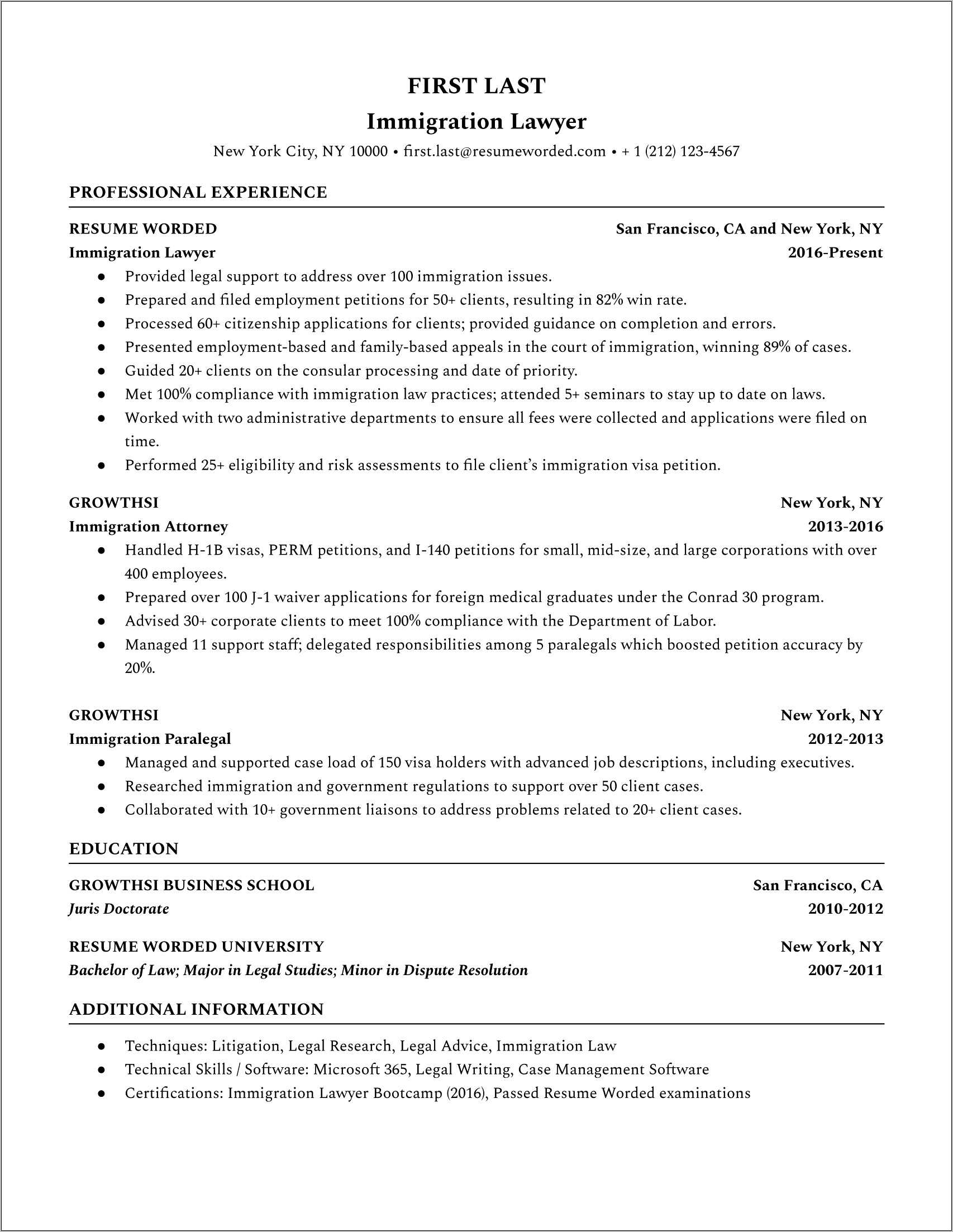 Sample Resume For Canadian Federal Government Job - Resume Example Gallery