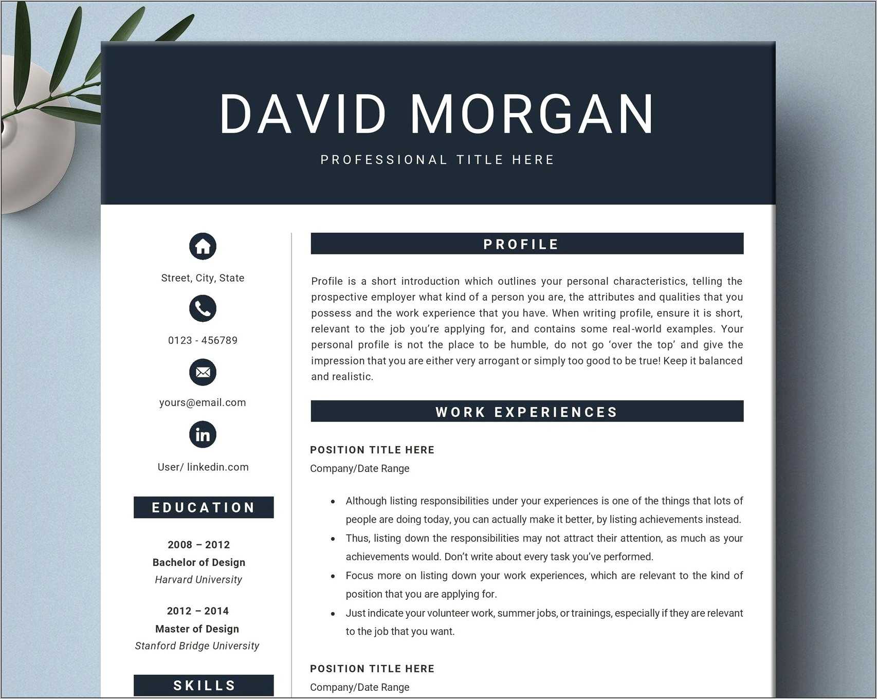 sample-resume-for-freshers-1-page-resume-example-gallery