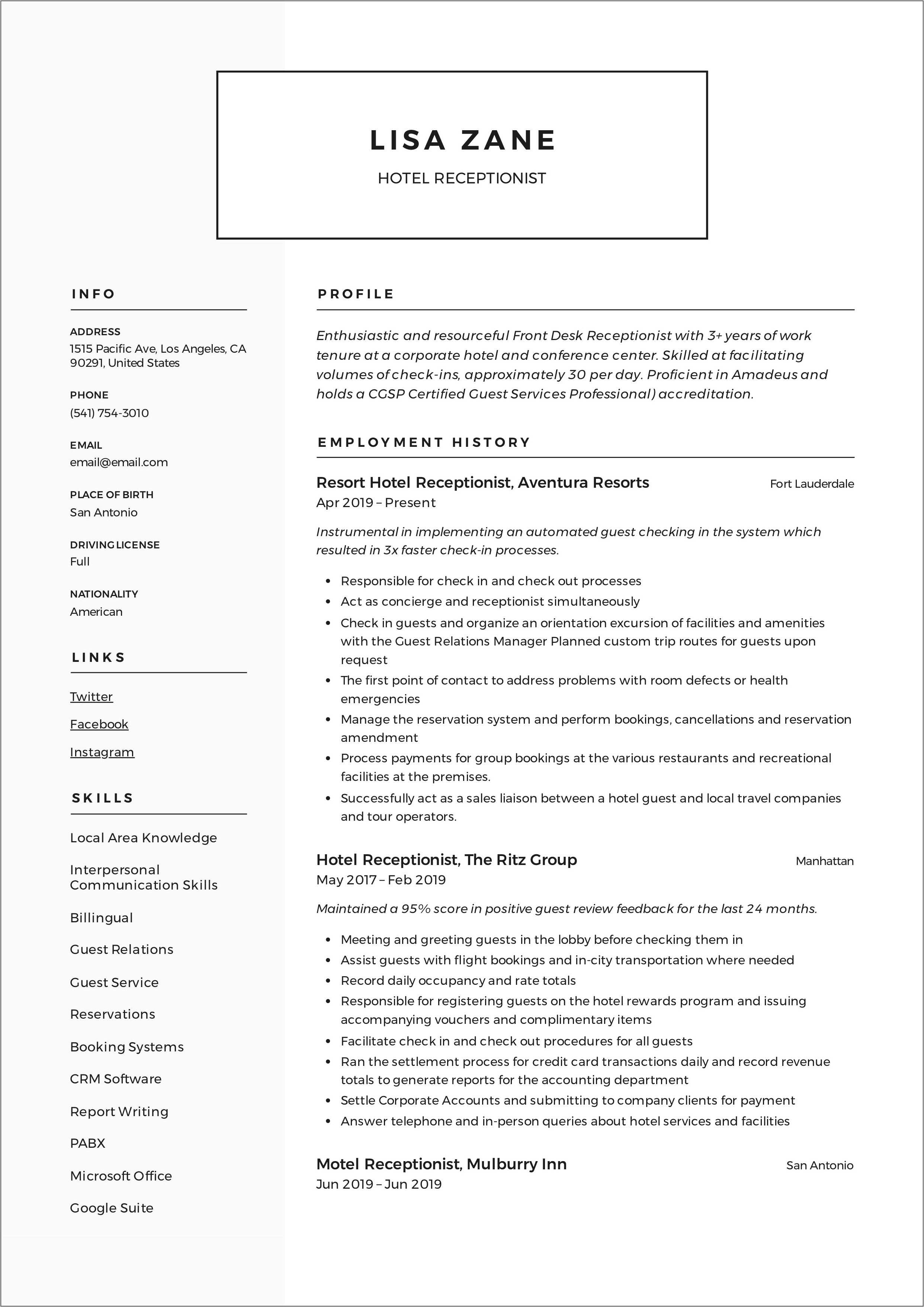 sample-resume-for-front-office-executive-in-india-resume-example-gallery