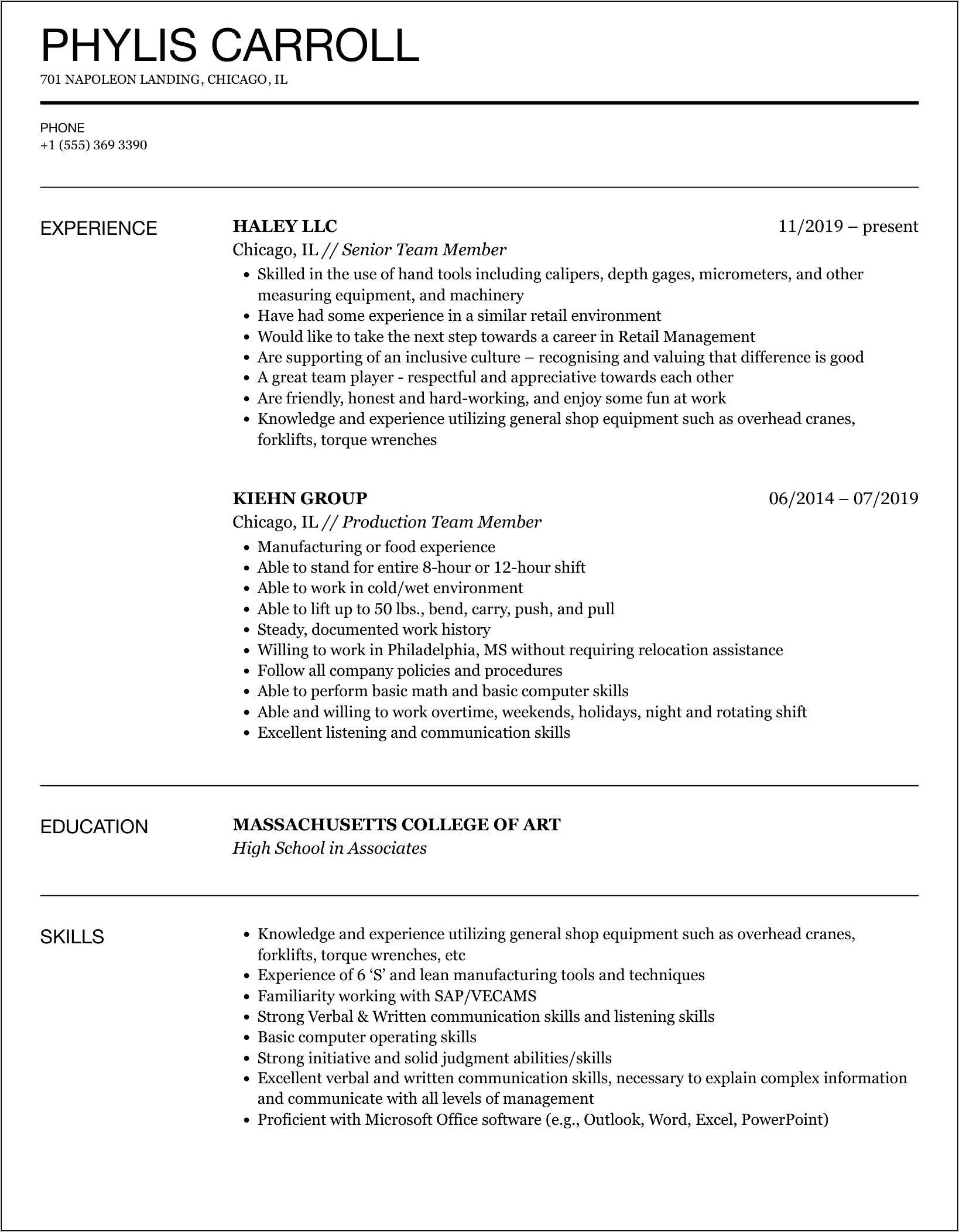 sample-resume-for-maintenance-wendy-s-team-member-resume-example-gallery