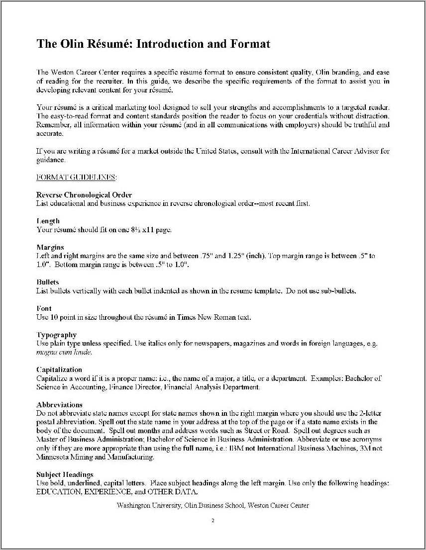 Sample Resume For Summer Internship Mba - Resume Example Gallery