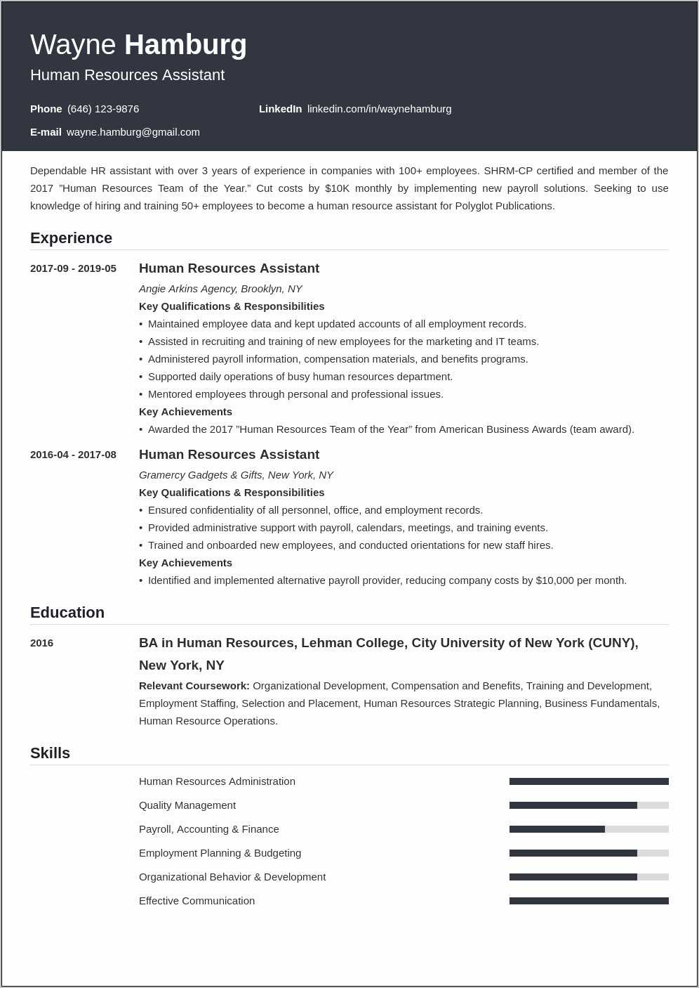 sample-resume-format-for-hr-assistant-resume-example-gallery