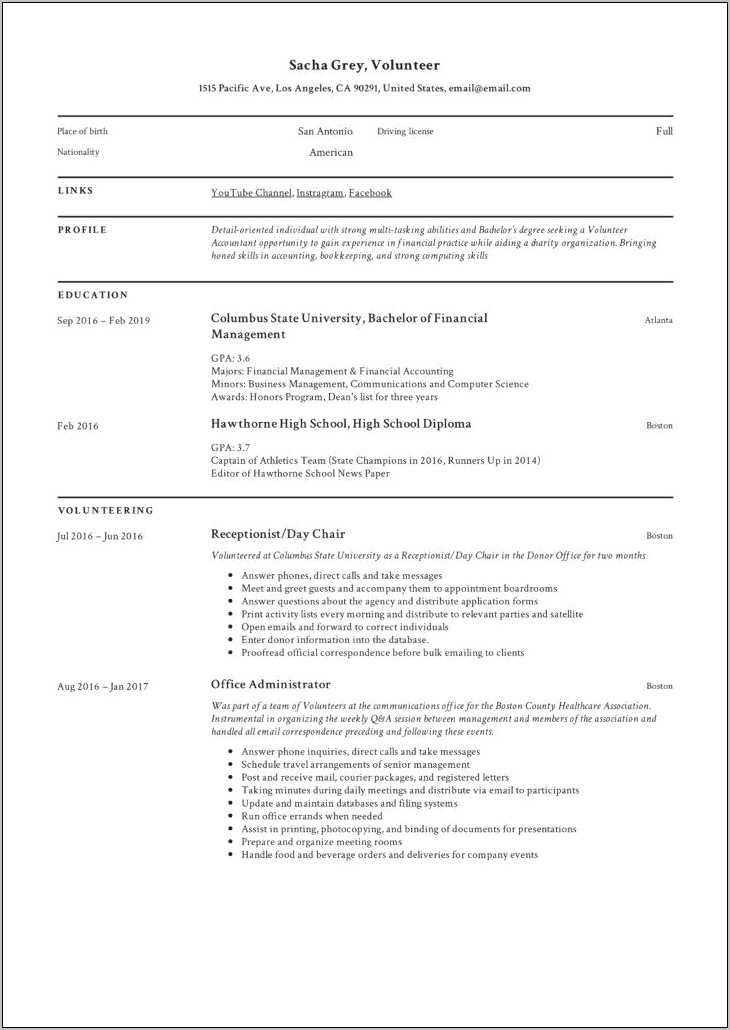 Professional Affiliations On Resume Sample - Resume Example Gallery