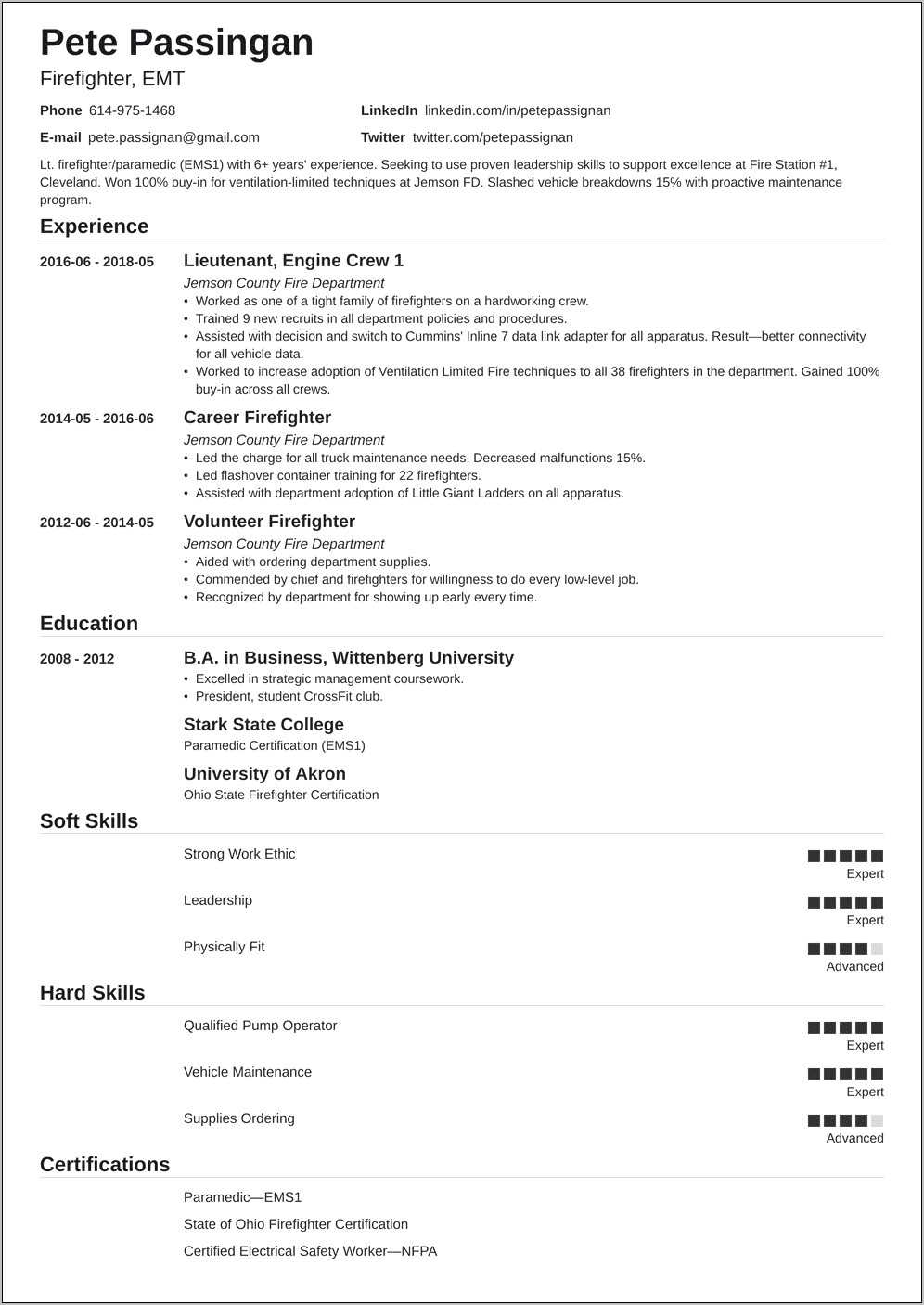 sample-resume-of-clerk-typist-for-fire-department-resume-example-gallery