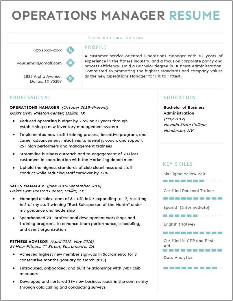 sample-resume-operations-manager-in-manufacturing-resume-example-gallery