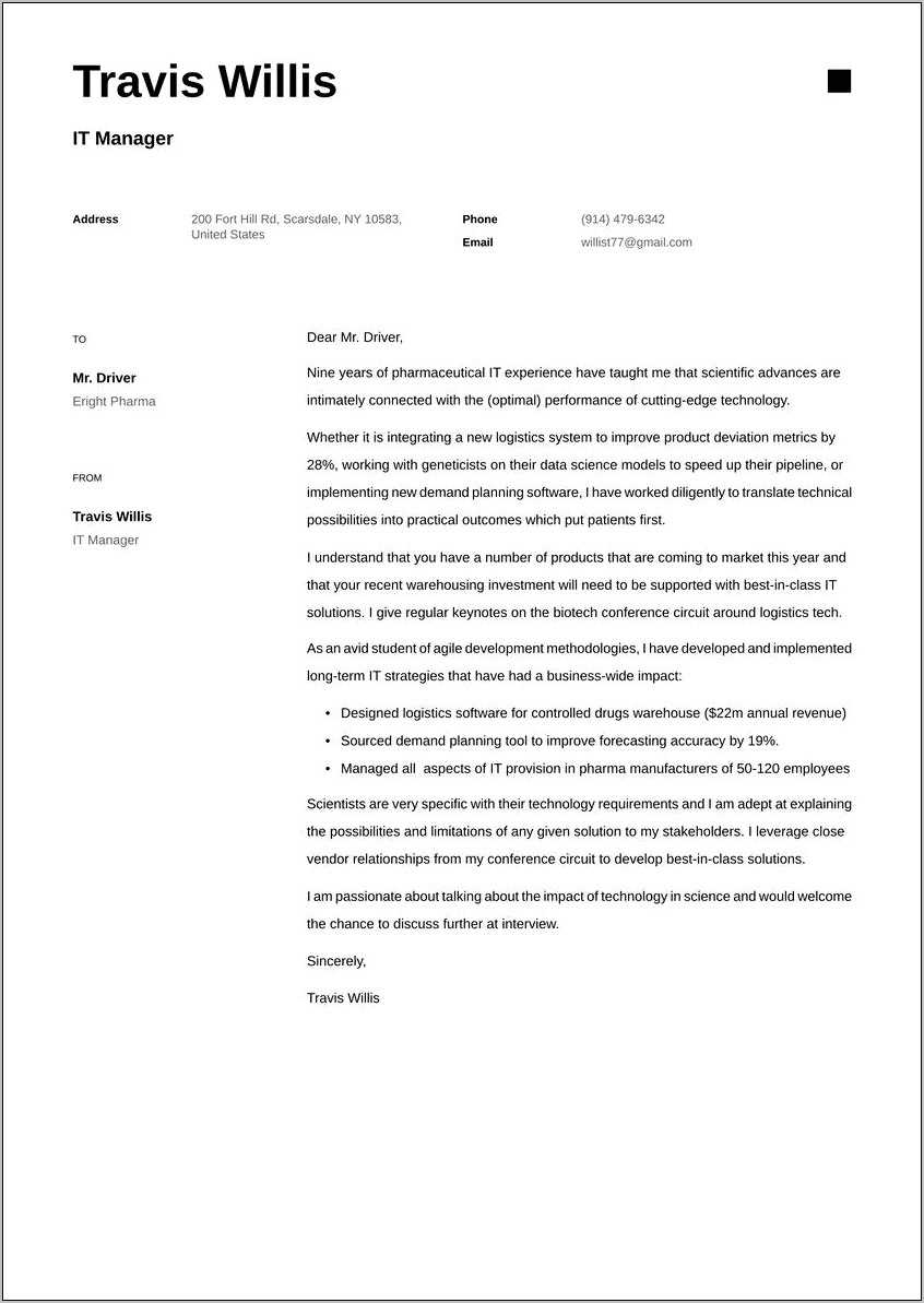 Should You Include A Cover Letter To Resume - Resume Example Gallery