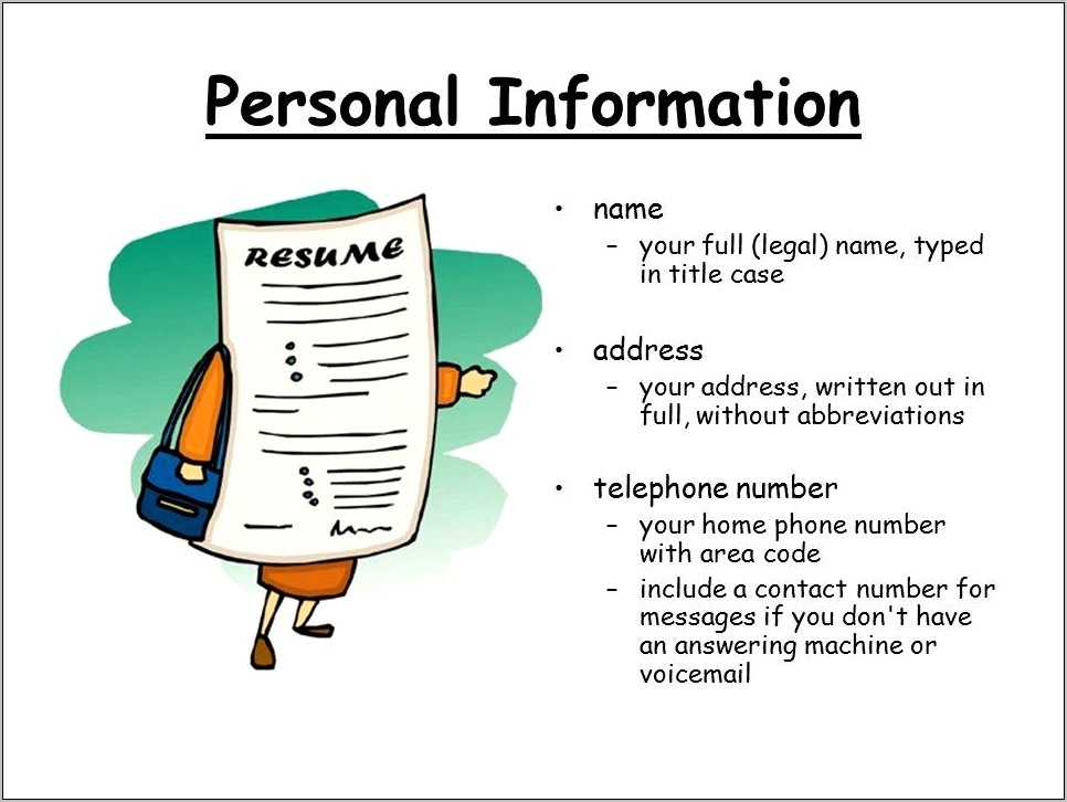 should-you-put-personal-information-on-a-resume-resume-example-gallery