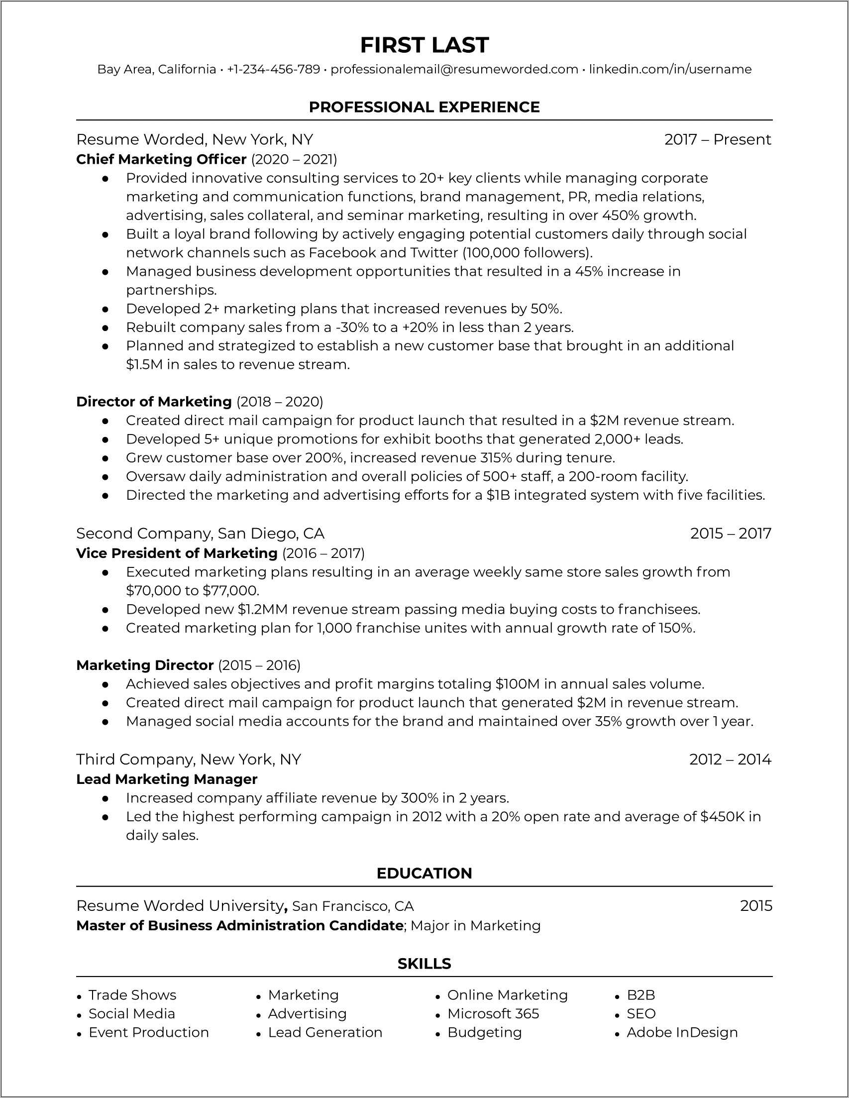 Strategic Fundraising Executive Functional Resume Sample - Resume ...