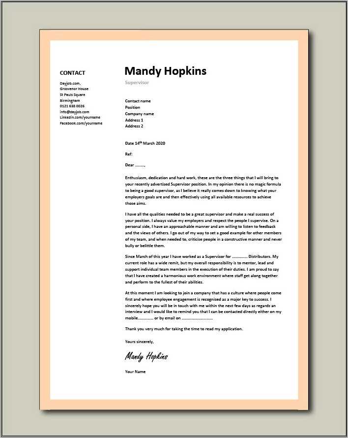 warehouse-supervisor-resume-sample-cover-letter-resume-example-gallery